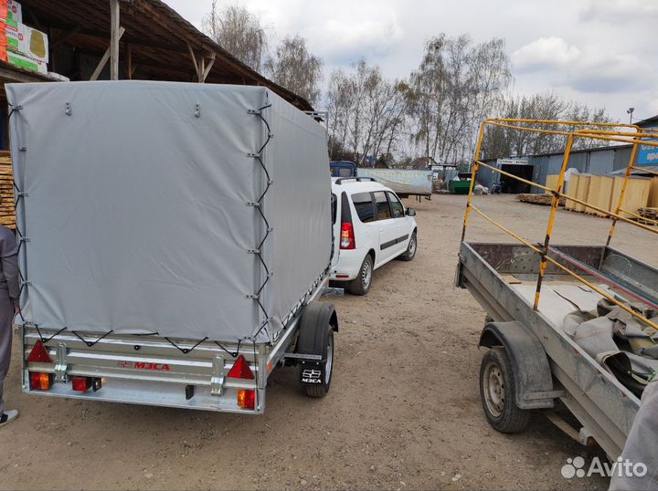 Прицеп 04.022 с тентом аэро 150 см. В наличии
