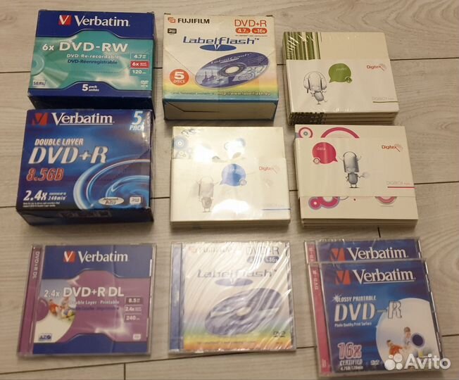 Болванки DVR-RW, DVD+R