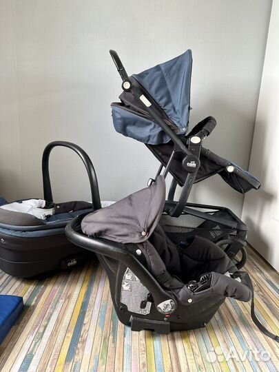 Коляска cam taski sport 3 в 1 синяя
