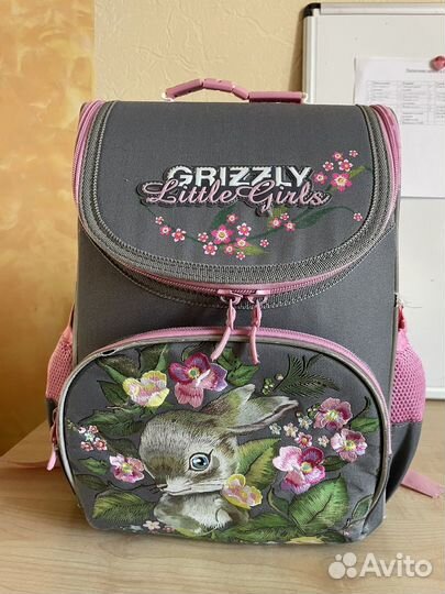 Рюкзак школьный для девочки grizzly