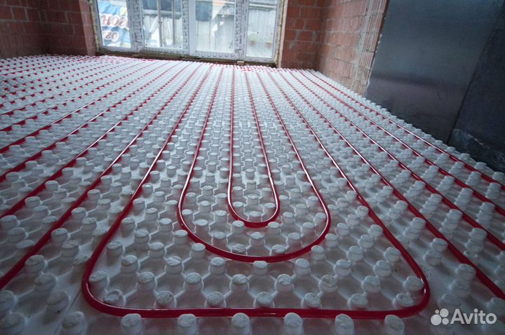 Водяной тёплый пол, монтаж без посредников/наценок