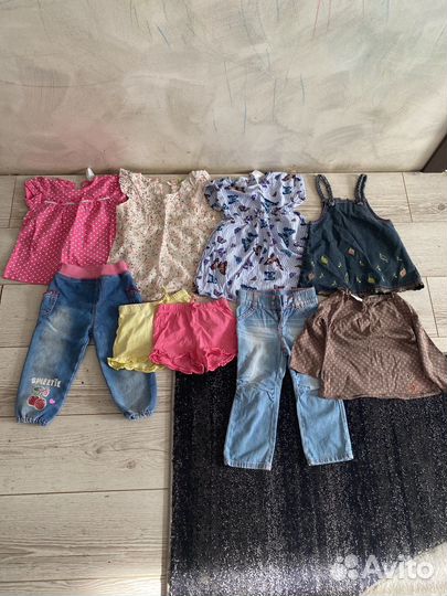 Вещи пакетом на девочку 86