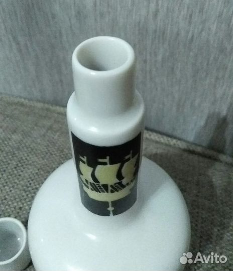 Штоф, графин Адмиралтейский кораблик лфз СССР