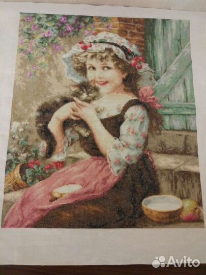 Вышивка крестиком остатки от набора