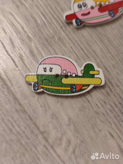 Пуговицы деревянные