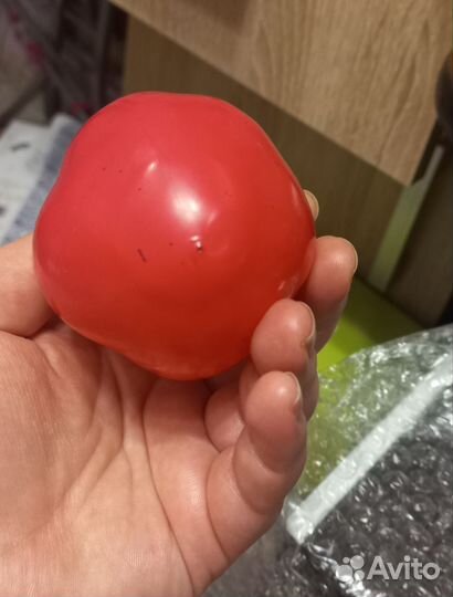 Ёлочная игрушка СССР помидор/томат