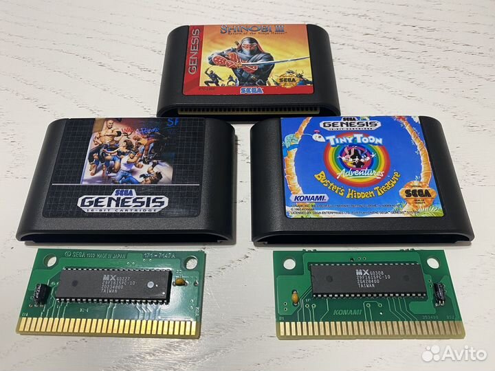 Картриджи для sega genesis
