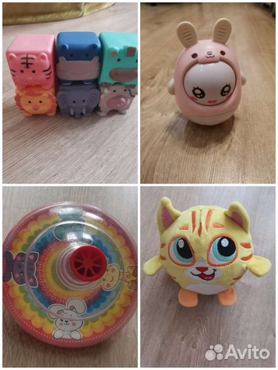 Развивающие игрушки погремушки для малышей