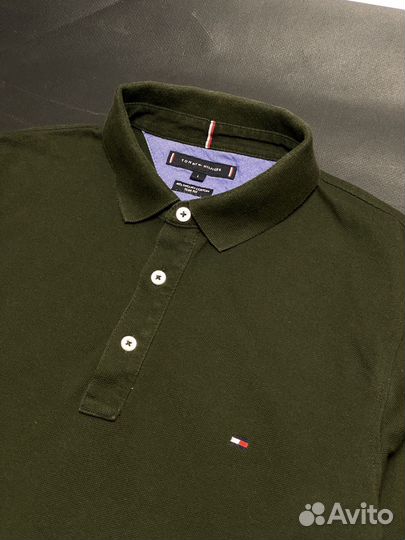 Поло с длинным рукавом Tommy Hilfiger L оригинал