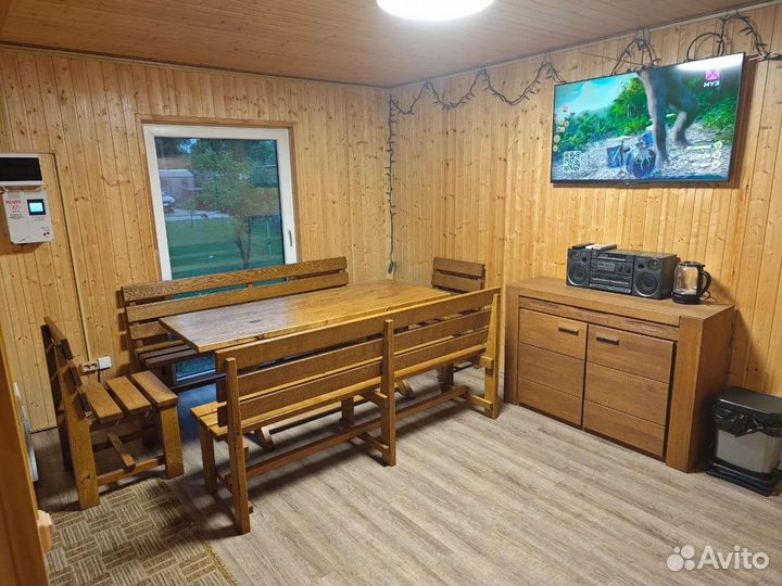 Русская баня на дровах для семейного отдыха