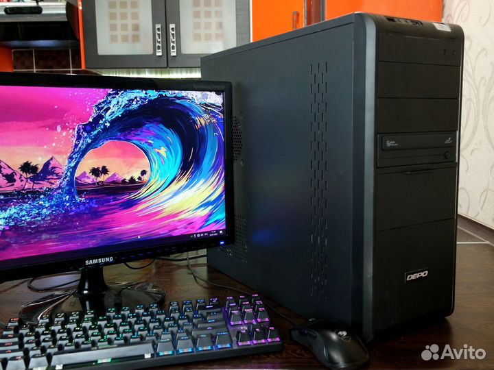 Intel 4 ядра, 8Gb озу, SSD, Radeon r7, Игровой пк
