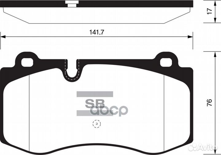 Запчасть SP2195 Sangsin brake