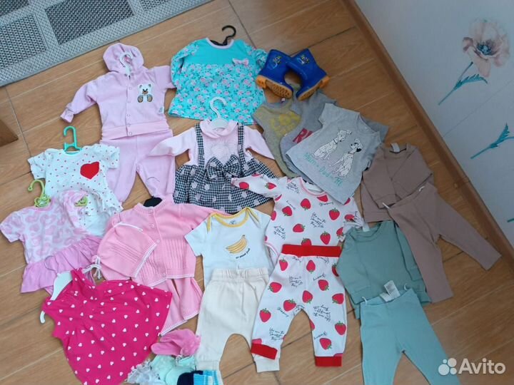 Вещи пакетом для девочки 62 74 летние