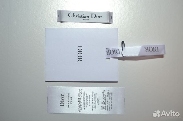 Бирки этикетки dior