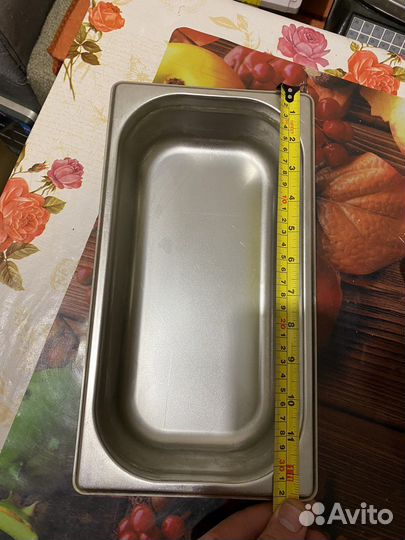 Гастроемкость Kitchen, нерж. сталь, 327х325х65 мм