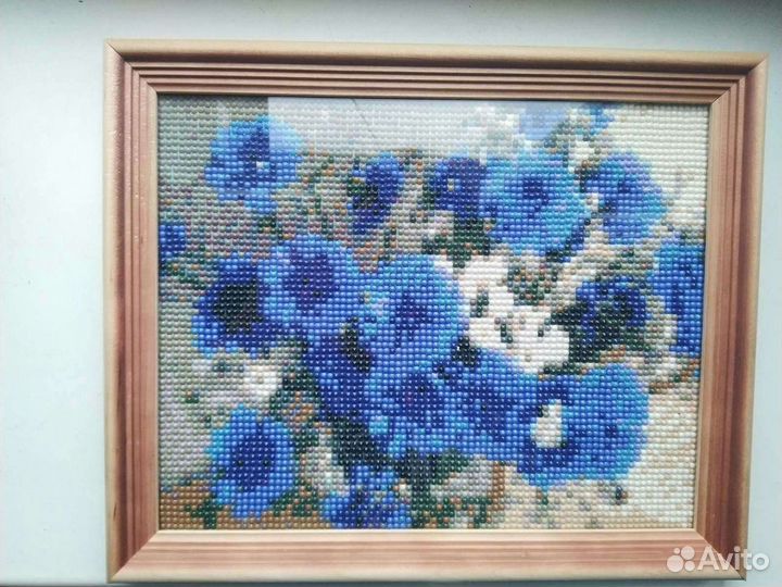 Картина из алмазной мозаики. (собранная)