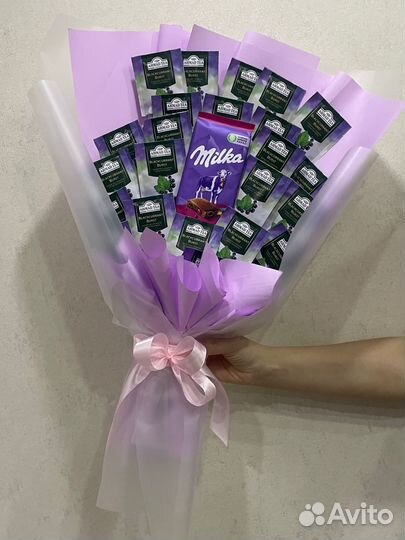 Сладкий букет на 8 марта