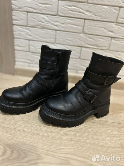 Полусапоги ботинки натуральная кожа