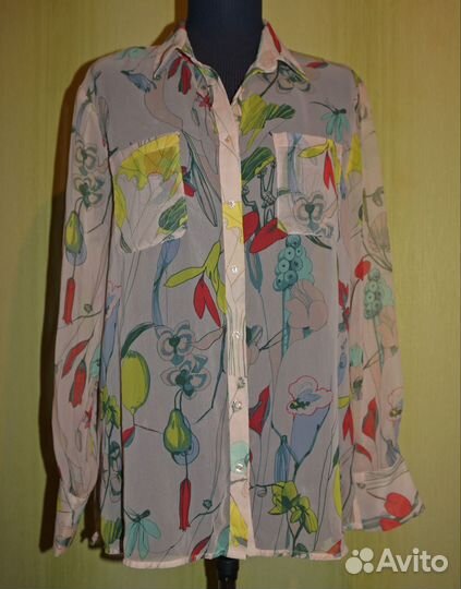Блузка шифоновая 48- 50- 52 размер