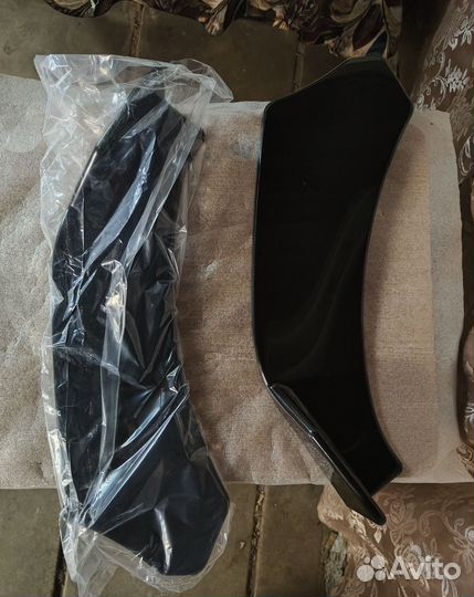 Сплиттер переднего бампера универсальный