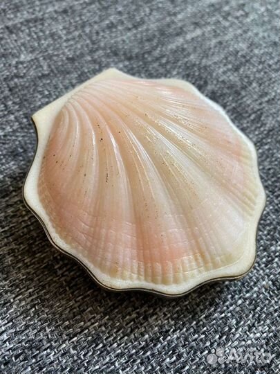 Ракушка пудреница, винтаж