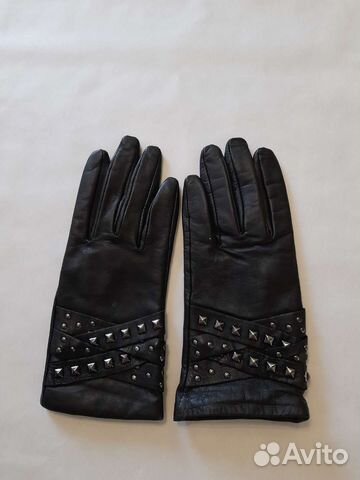 Перчатки новые кожаные mango