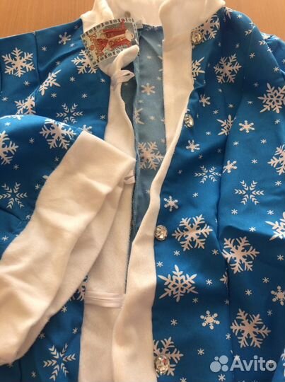 Карнавальный Костюм снегурочки взрослый