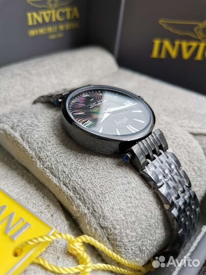 Полностью Чёрные Часы Invicta Angel Женские Новые