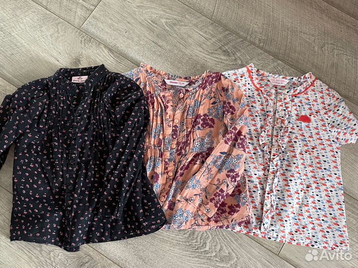 Поатья zara, hm, next,рубашки глоря джинс