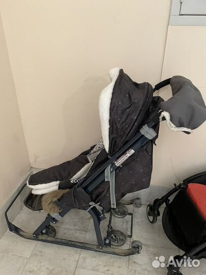 Коляска санки Ника 7-1Б