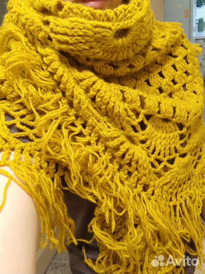 Платок шаль шарф шерсть