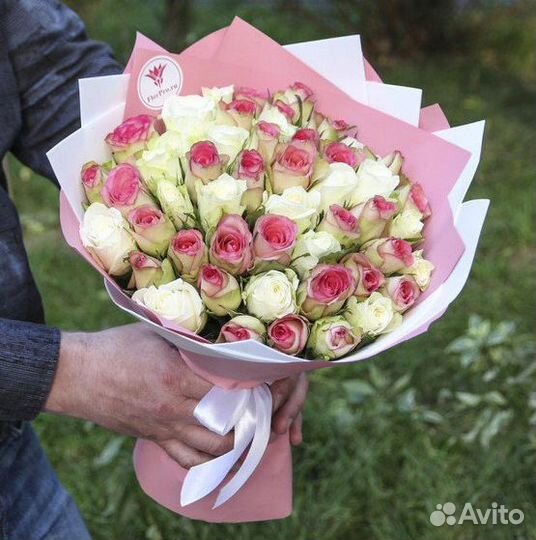 Букет из 51 розы, букетов роз, доставка цветов