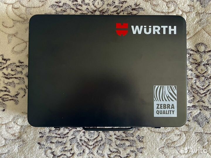 Набор торцевых головок Zebra Wurth 1/4+1/2