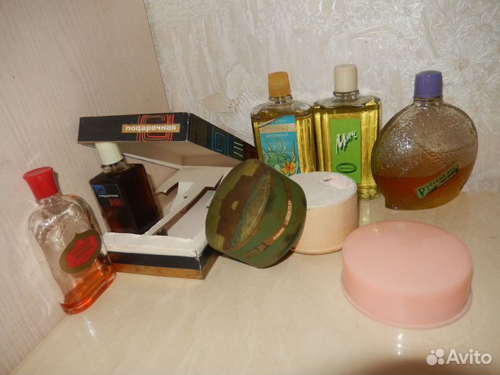 Крем, одеколон, духи, пудра, СССР