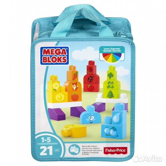Конструктор Mega Bloks для малышей 1-5 лет