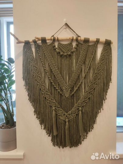 Макраме панно