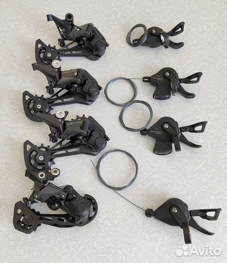 Переключатели манетки Shimano Deore,SLX 10/11/12ск