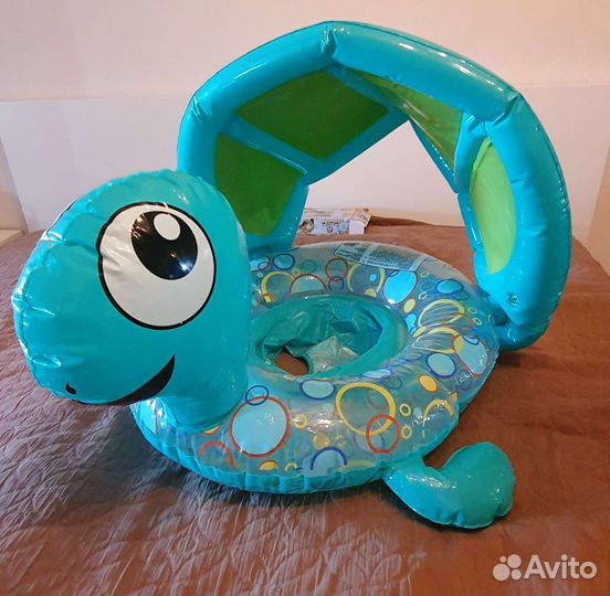 Круг для плавания Черепаха для детей 6-18 мес