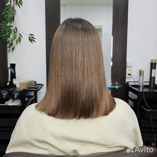 Кератиновое выпрямление волос, ботокс, уход