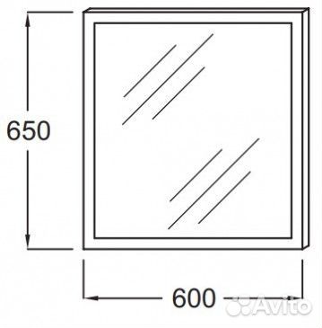 Зеркало Jacob Delafon Escale 60 EB1440-NF