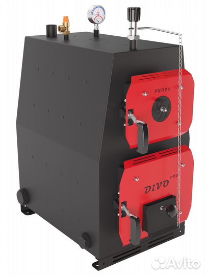 Твердотопливный котел длительного горения divo prо
