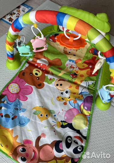 Детский развивающий коврик/пианино