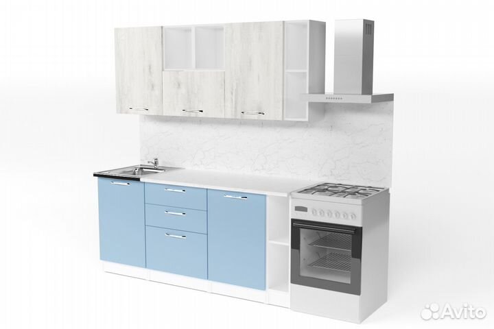 Кухонный гарнитур Мария макси 4 1800 мм