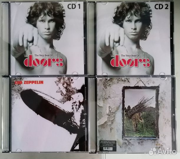 CD audio диски, рок
