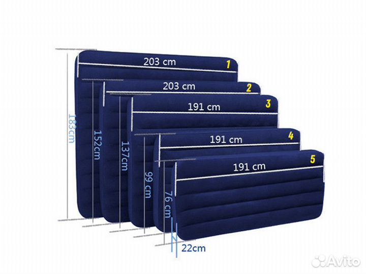 Надувной матрас в ассортименте