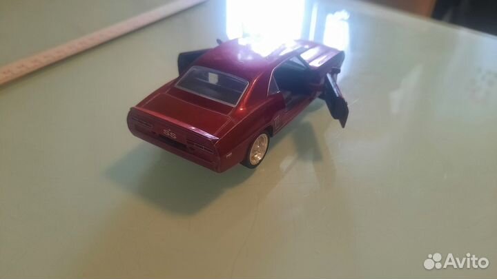 Модель машины chevrolet camaro 1969