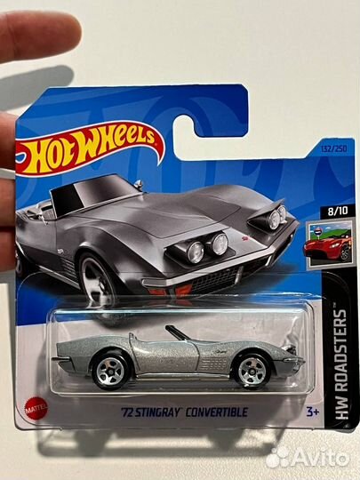 Hot Wheels Stingray Convertible (Серый)