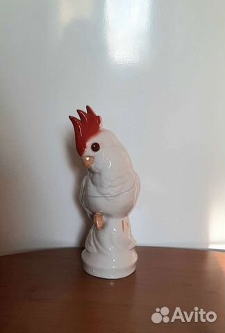 Фарфоровая статуэтка, Попугай Городница