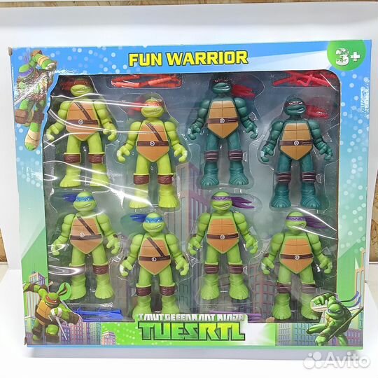 Черепашка-ниндзя, набор, фигурки