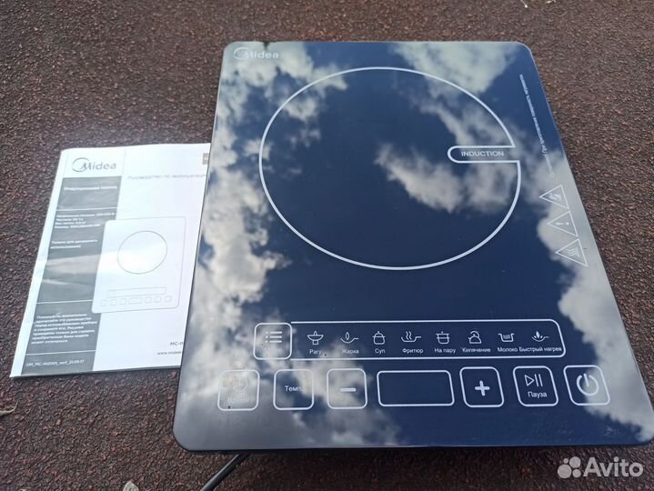 Индукционная плитка midea 2кВт